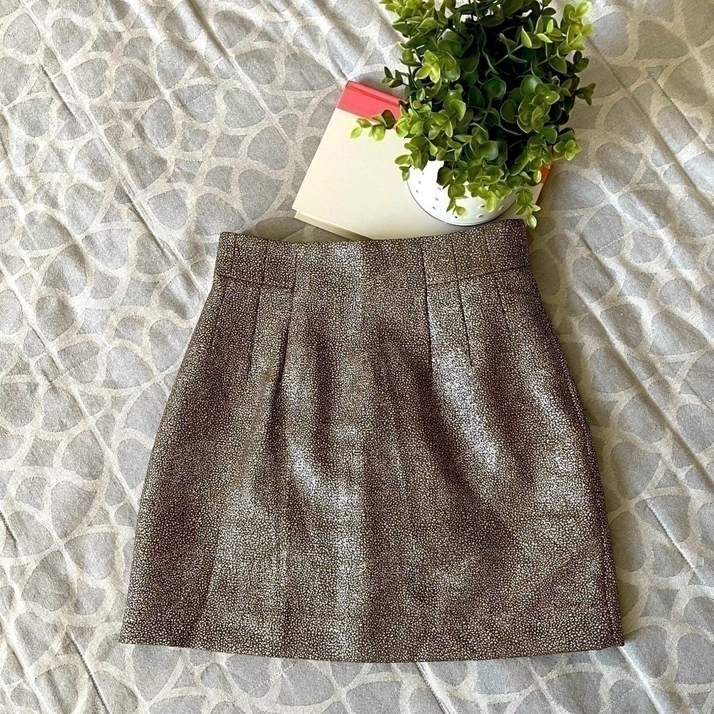 Nwt H&M Shiny Mini Skirt Size 4